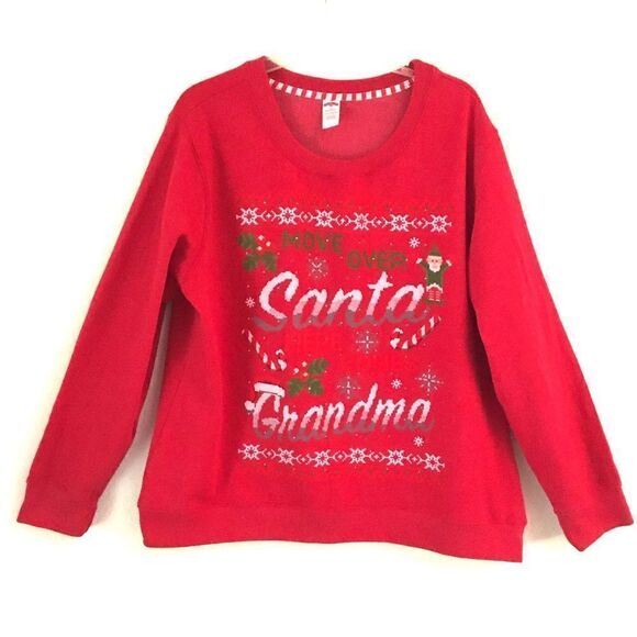 Christmas sweater “move over Santa...” 2X - Picture 1 of 6